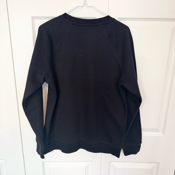 BRUNETTE THE LABEL "Jet Black" Classic Crew Neck Sweatshirt | Black M/L - Picture 5 of 5